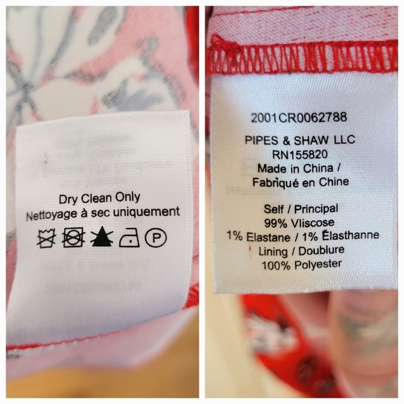 Veronica Beard Joia Red Multi Floral Print V-Neck Belted Midi Dress Size 2 - XS - Picture 12 of 15